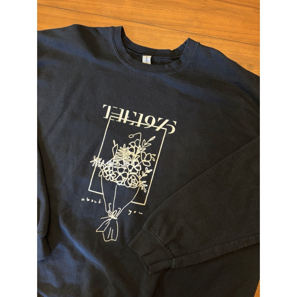 The 1975 Sweatshirt Mens 4XL Black About You Pop Rock Band Tour Concert Crewneck